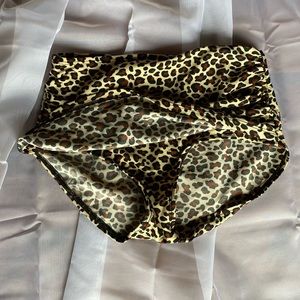 Leopard Print Cheetah Print Bathing Suit Bottoms